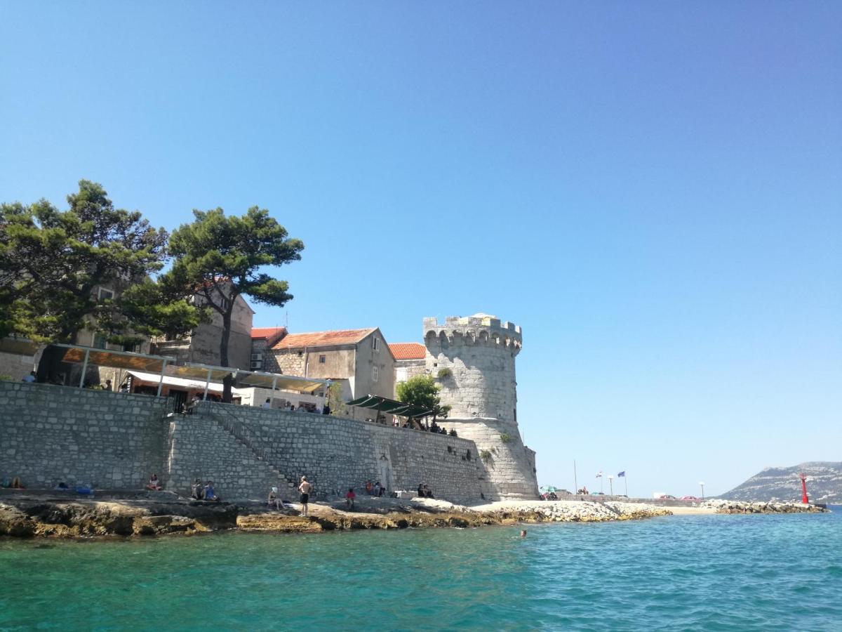Apartment Petrovic Korčula Exteriör bild
